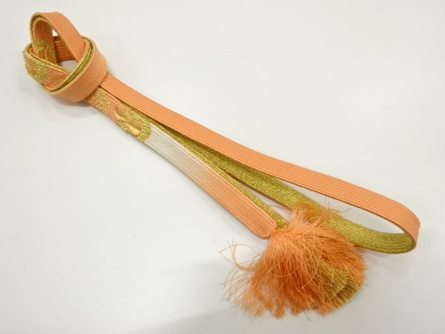 JAPANESE KIMONO / HANDTIED OBIJIME CORD 